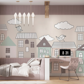 Птички на крышек