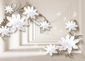 Тоннель с цветами