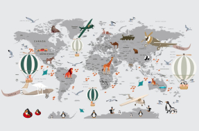 Именная карта мира