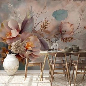 Бежевый цветок