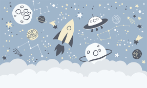 Ракета в космосе