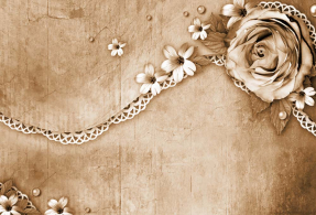 Винтажная роза