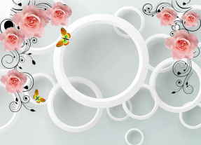 Розы с кругами