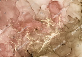 Акварельные разводы с золотом