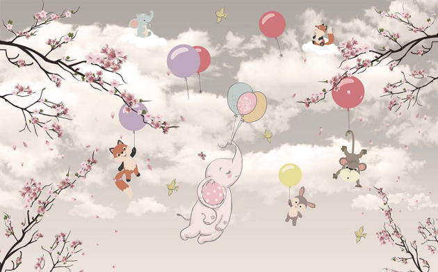 Животные на воздушных шарах