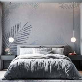 Силует листя папороті