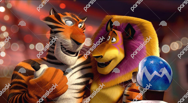 Лев и тигр из Мадагаскара