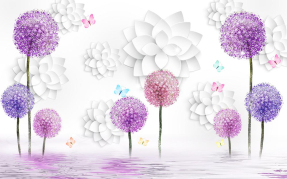 Одуванчики на стене