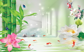 Тоннель с цветами