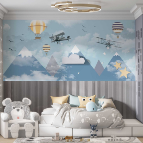 Горы и самолёт