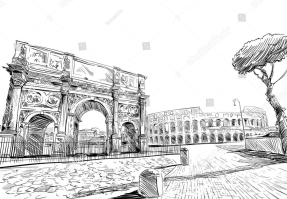 Иллюстрация Рим