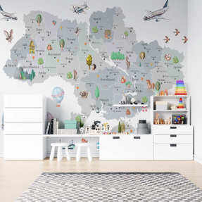 Детская карта Украины