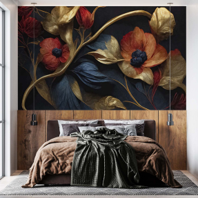 Золото на темному тлі