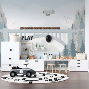 Поїзд в горах