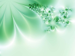 Зеленые цветы