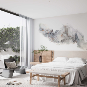 Абстракция серого цвета