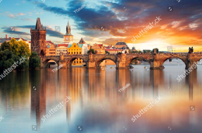 Прага на закате