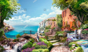 Фреска с видом на море