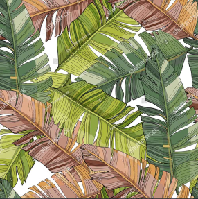 Резные листья