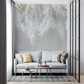 Зеленые свисающие листья