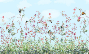 Птицы в саду