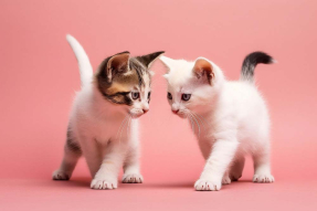 Два котенка