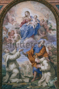 Святая Мария и ангелы