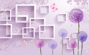 Сиреневые одуванчики