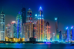 Ночной Дубай
