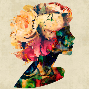 Дівчина з квітів