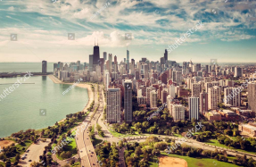 Вид на город