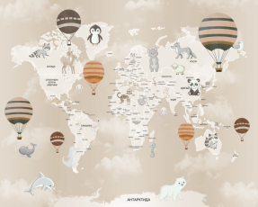 Карта с шарами