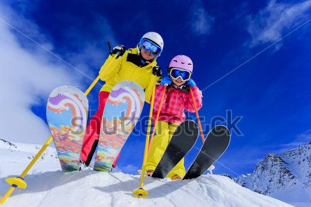 Лыжники