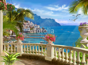 Вид с балкона