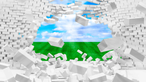 Стена с видом