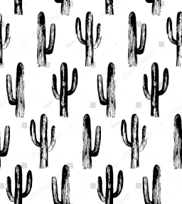 Черно-белые кактусы