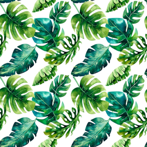 Паттерн с пальмовыми листьями