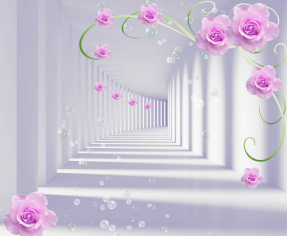 Тоннель с цветами