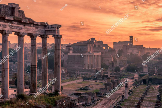 Закат в Риме