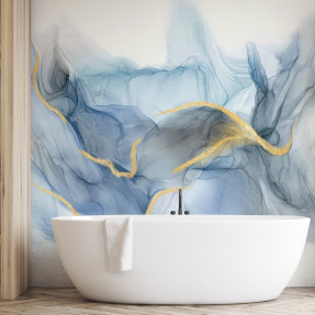 Голубая абстракция