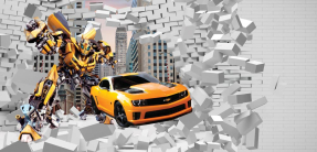 Трансформеры на стене