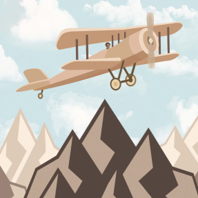 Полет над горой