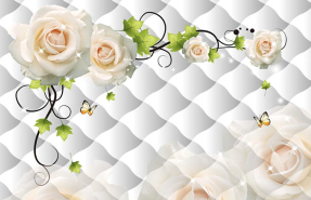 Розы на стене