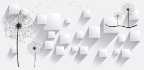 Одуванчики 3Д