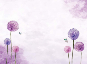 Одуванчики и бабочки