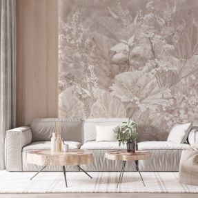 Бежевые цветы