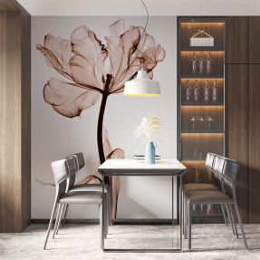 Акварельный цветок