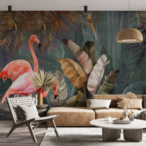 Фламінго в тропіках