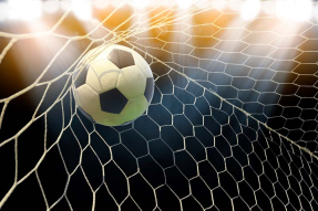 Мяч в воротах