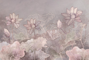 Рисованные цветы